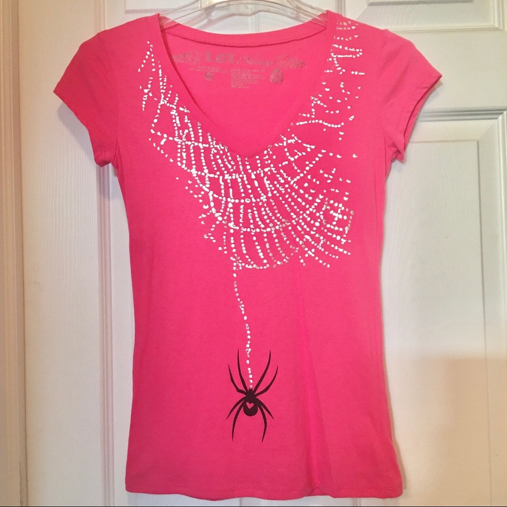 Pink Spider Shirt